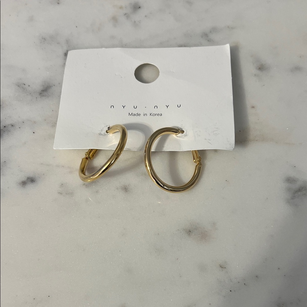 Gold Hoop Earrings - Classic Small Hoops